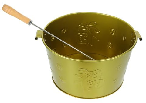 BESPORTBLE Auspiciousness Incinerator Worship Furnace Garden Temple Incinerator Bin for Paper Money