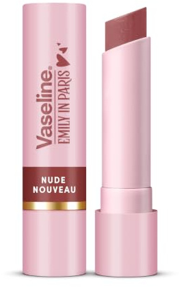 Vaseline Nude Nouveau | Emily in Paris Limited Edition | Nude Tinted Lip Balm Stick, 24H Moisturization, 3g