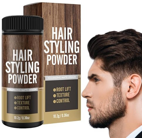 Hair Styling Texturising Powder, Styling Powder For Men, Strong Hold Hair Texture Powder, Matte Effect Texturizing Hair Styling Powder, Mens Hair Products For Instant Volume And Root Boost