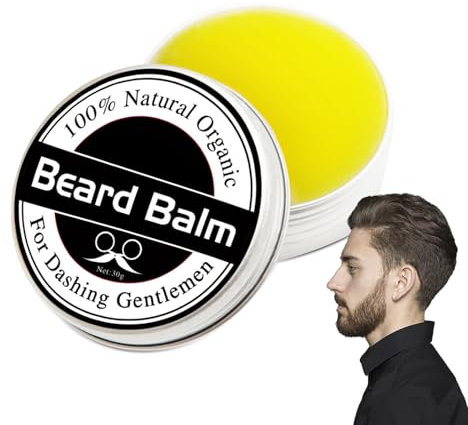 Rostblant 30g balsamo barba naturale, balsamo barba uomo, balsamo barba idratante, balsamo barba nutriente, balsamo barba 100% naturale cura della barba per uomo
