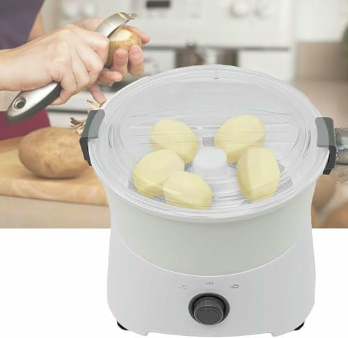 BGVYFXEZ Pelador de Patatas eléctrico, centrifugador de Ensalada de Verduras, máquina peladora de Patatas automática