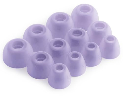 Okuli 12 x Écouteurs en Silicone Embouts d'oreilles pour JBL Tune Beam, Ghost Casque Écouteurs en Violet