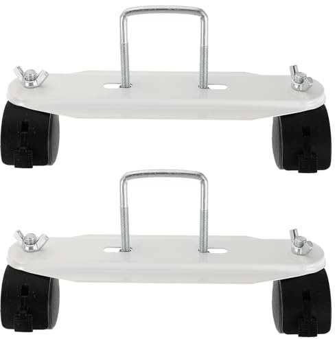 DIYEAH Base Girevole con Rotelle per Riscaldatore a Olio 2 Paia Supporto Stabile Antiscivolo Puleggia Rotante a 360° Accessori per Radiatori Riscaldamento Interno e da Terrazza