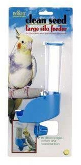 JW Insight Clean Seed Silo Bird Feeder Large - (2.75 W x 8.25 H) - Pack of 2