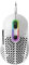 Mountain Mouse da gioco per PC con cavo Makalu 67 – Mouse ergonomico RGB – Light Gaming Mouse con sensore PixArt PAW3370 – Mouse Pc con cavo – Materiale PTFE – Mouse per computer (bianco)