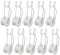 Crochet de Tomates, 10pcs Rouleau Fil a Tomate, Support de la Plante pour Le Treillis à Cordes, Crochets De Rouleau, 15m Ficelle Vigne Culture Treillis Rouleau Crochets, pour Concombre Luffa Raisins