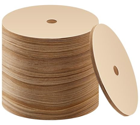 300 PCS Rund Kaffee Filterpapier Kaffeefilter Perkolator Filterpapier Rund mit Loch Perkolator Kaffeefilter 9,5 cm Natürlich Ungebleichter Sichere und Ungiftige Kaffeemaschine Filterpapier