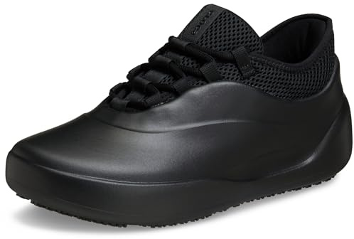 Crocs Men's Bistro No Hands Work Sneakers, Triple Black, 10