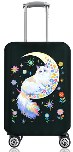 Chostky Funda para maleta, funda para equipaje lavable y elástica, funda para maleta de viaje probada, protectores de maleta personalizados para funda de protección de equipaje, color, L(26-28 Zoll)