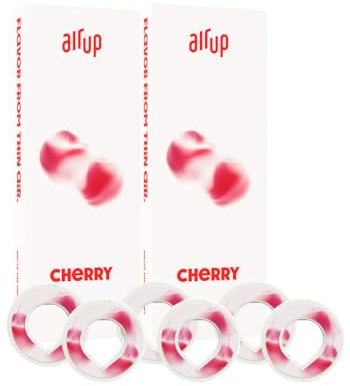 air up® Multipack Cerise | 6 Pods | Coffret découverte sans sucre — pour 30 litres d’eau, pour la gourde air up originale