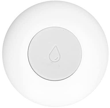 Smart vattenläckagedetektor ZigBee trådlös vattensensor för köksbadrum Känslig översvämningsdetektor ABS Silikon 5x5x1,7cm