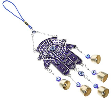 SEWOART Adorno Colgante De Metal Evil Eye Campanillas para Pared Decoración Griega y Turca para Jardín y Hogar Amuleto De Protección para Automóvil