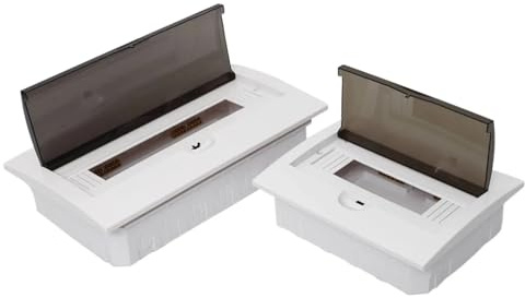 JIANGFAN 4 6 8 10 12 15 18 24 Ways Surface Mounted Circuit Breaker Electric Distribution Protection Box(Junction Box 6ways,Flush Mount)