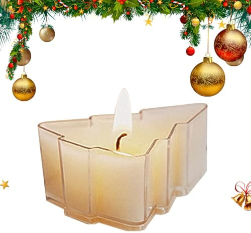 Zuasdvnk Bougies parfumées pour sapin de Noël, bougies chauffe-plat créatives, bougies parfumées de vacances | Bougies d'aromathérapie uniques pour la décoration de la maison pour le salon et