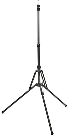 3 Legged Thing Luna – Carbon Fibre Light Stand & Boom Arm in Matte Black (“Darkness”) – Lightweight, Compact & Adjustable – Max Height 2 m – Ideal for Lighting & Audio Gear