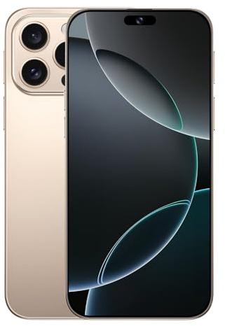 QrZrQ 4G Smartphone Android 12.0 débloqué, Téléphone Portable 4G Double SIM, Écran HD+ 6,6, Batterie 5000mAh, Octa Core, Face ID, 4Go+32Go, Caméra 16MP+13MP, OTG (Gold)