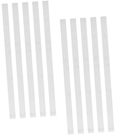 SAFIGLE 10 pezzi Strisce Adesive per Rilegatura da Nastro Colla Multiuso per Libri Documenti Contratti Foto Materiale Sicuro e Facile da Usare