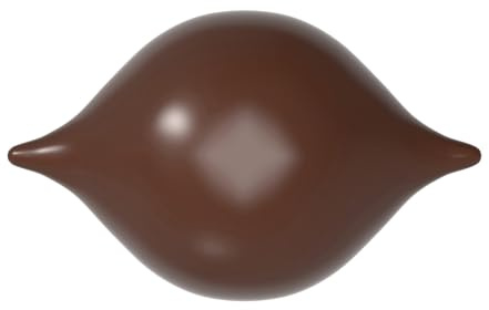 Chocolate World Praline Curve Polycarbonate Mould 21 Cavities