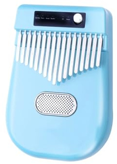 Kalimba Piano De Pulgar 17 Notas Instrumento Musical Portátil Para Dedos(Blue)