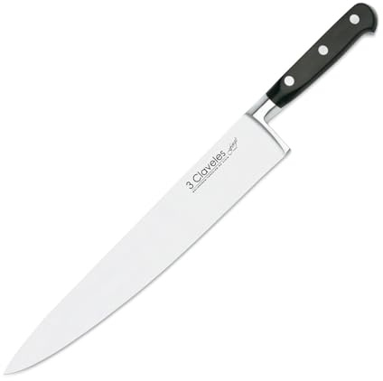 3 Claveles Forgé - Cuchillo para cocinero forjado, 30 cm, 12 pulgadas