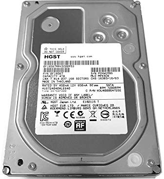 HGST Ultrastar 7K4000 Interne Festplatte (4 TB, 64 MB Cache, 7.200 U/min, SATA III, 6,0 GB/s, 8,9 cm (3,5 Zoll), 5 Jahre Garantie