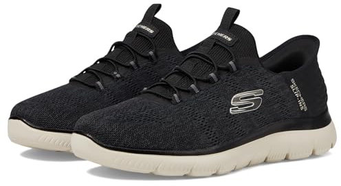 Skechers Herren Summits Key Pace Platform, schwarz (Netzstoff), 43 EU