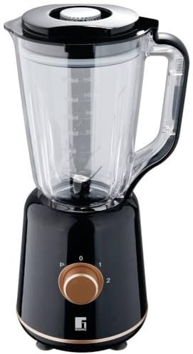 BERGNER Copper - Batidora De Vaso Gran Capacidad 1,8L – 2 Velocidades Con Función Pulso- Potencia de 800 W - Cuchillas Resistentes Acero Inox