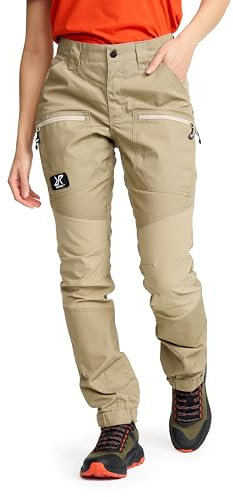RevolutionRace Femme Nordwand Pro Pants, Pantalon Durable pour la randonnée et Autres activités de Plein air, Khaki, S
