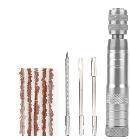 Däckreparationssats, däckkåpa reparationssats, bärbar motorcykel däckkåpa kit däckpunktering reparationssats | Mångsidig cykeldäck reparationssats, d verktyg