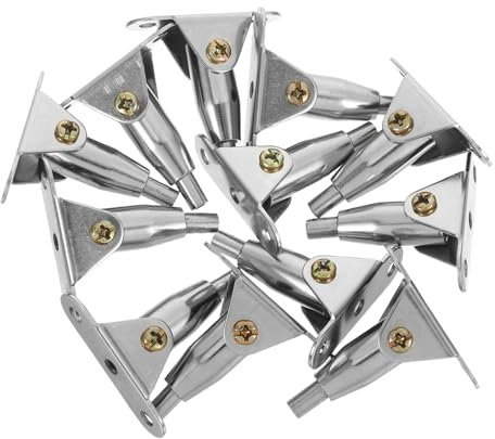 Warmhm 12 Pièces Supports de Suspension Fil Métallique pour Accrocher Œuvres Art et Éclairage Clips de Fixation Au Plafond Acier pour Cadres Photos et Décorations Murales