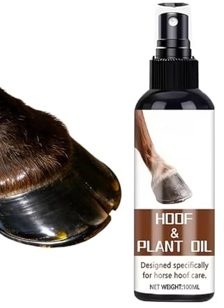 Hovolja Till Hästar 100 ml Fuktgivande och Vårdande Balsamspray | Hovbalsam för Hästar För Hästskötsel Hälsa Stall Rancher Ladu