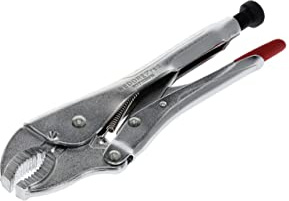 GEDORE red Gripzange mit Selbstklemmfunktion, 4 cm Spannweite, Einstellschraube und Auslösehebel, Chrom-Vanadium-Stahl, 10 Zoll (22,5 cm) Länge