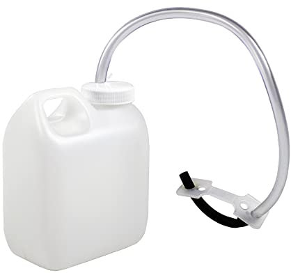 PRECISION STEEL 211498 Kit Purge de Freins - Durite de Purge 60cm - Bocal de Récupération 1L Gradué - Chaînette de Fixation