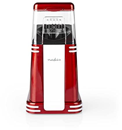 Appareil pour pop-corn | 1200 W | 2-4 min | Blanc/Rouge