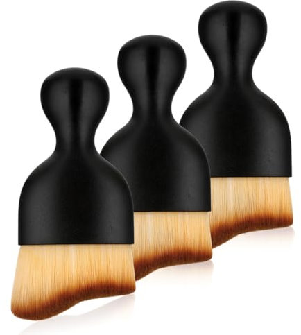 Cobee 3PCS Auto Innenreinigungsbürste – Keine Kratzer, Auto Reinigungsbürsten Staubwedel mit weichen Borsten Auto Detaillierungsbürste Armaturenbrett Staubentfernungsbürsten (Stil A)