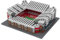 FOCO Officially Licensed Manchester United FC 3D BRXLZ Bricks Old Trafford Stadium Football Construction Building Toy