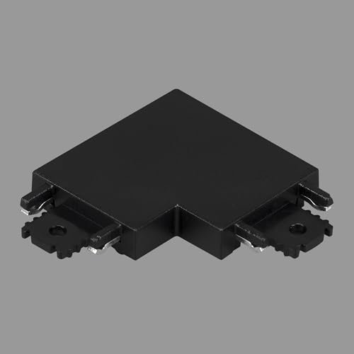 BRILONER - Sistema di binari Luxtrail, connettore angolare, accessorio, componente di estensione, 45 mm, nero