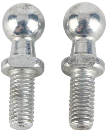 VELATEMOR Perno Prisionero de Bola de Puntales de Gas M6 Reemplazo Resistente Al Desgaste Fuerte para Puntales de Gas del capó con Punta de Bola de Hierro del Automóvil