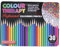 Layton Brothers Ltd 443715 30PC Asst Colour Therapy Coloured Pencil Professional School Class Kids / Children ART Craft Design Pack Artist Quality in Tin Case