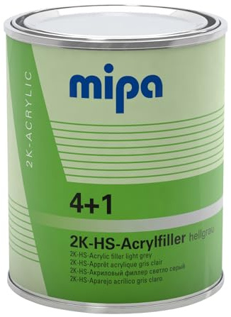 MIPA 4+1 Acrylic Filler HS Fountain Pen White 3 Litres for Mixing Shelf