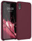kwmobile Hülle kompatibel mit Apple iPhone XR Hülle - Silikon Handy Case - Handyhülle weiche Oberfläche - kabelloses Laden - Tawny Red