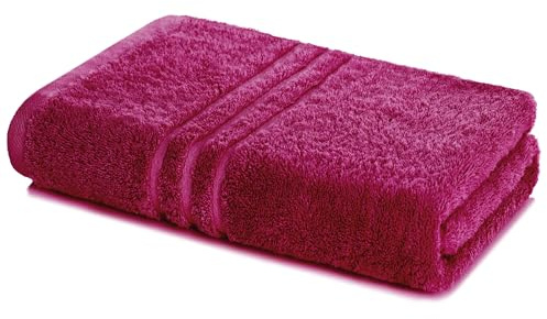 Lavea® Badhandduk 80x200 cm 100% Bomull Mjuk och Absorberande – Perfekt som Stor Badhandduk, Badlakan eller Strandhandduk för Dusch, Spa eller Gym – Bordeaux