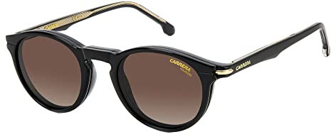 Carrera CA 297/CS Black/Brown Shaded Folding Clip-On 48/21/145 Unisex Sonnenbrillen