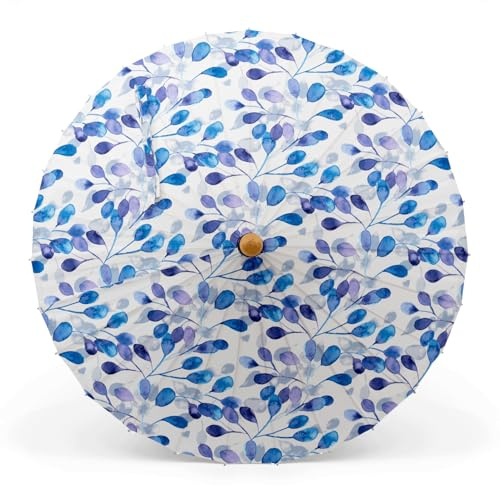 Plum POMS UV Protection Sun Parasol in the Lark Collection, Rated UPF 50+ 28