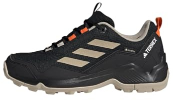 adidas Women's Terrex Eastrail Gore-TEX Hiking Shoes, core Black/Wonder Beige/semi Impact Orange, 5 UK