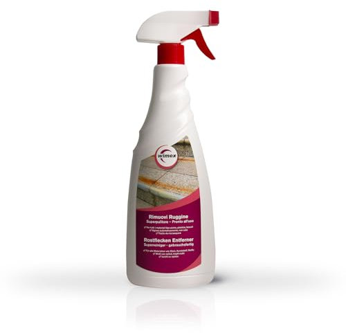 Wimex® Retirer la rouille Spray pour taches de rouille sur toutes les surfaces et tissus. 750 ml