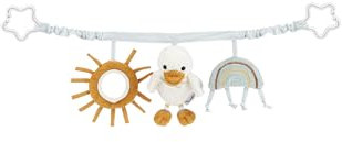 Kinderwagenkette Ente Edda Lou, Activity Spielzeug für den Kinderwagen oder die Babyschale