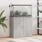 ShGaxin Aquariumständer Grau Sonoma 81x36x73 cm Holzwerkstoff, Aquarium Unterschrank, Aquarium Schrank, Aquariumschrank, Aquarium Tisch, Aquarium Stands 833629