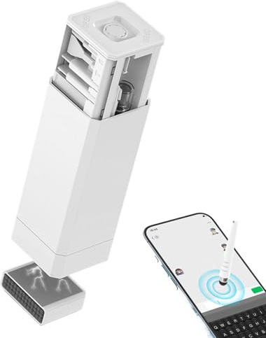 Qurygin Rengöringssats för elektroniska enheter, bärbart telefonrengöringssats, tangentbordsrengöring, multifunktionella rengöringsverktyg för tangentbord, öronsnäckor, kamera