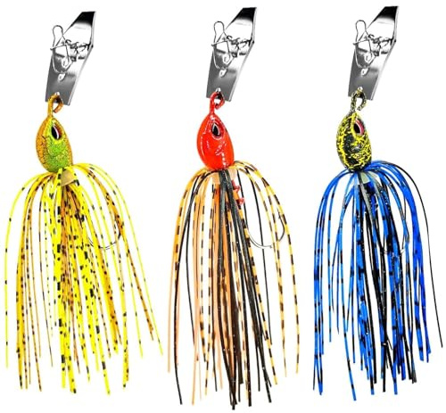 VZU Chatterbait bete för gädda, förmonterat gummibete, sjunkande rovfiskar bete för salt och sötvatten, artificiellt bete, blinkers, jiggspinnare, crankbait, spinnbete, gåva för män fiske
